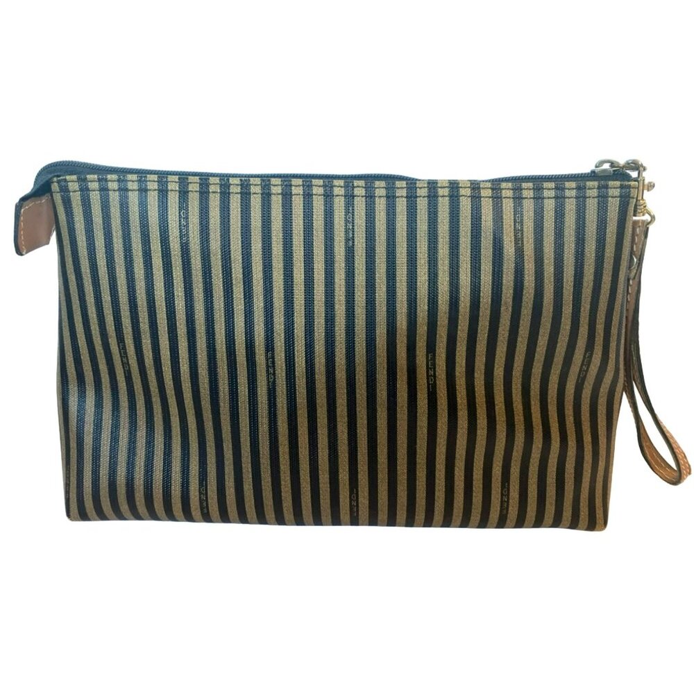 Fendi Black and Tan Striped Women's Bag - Picture 5 of 7